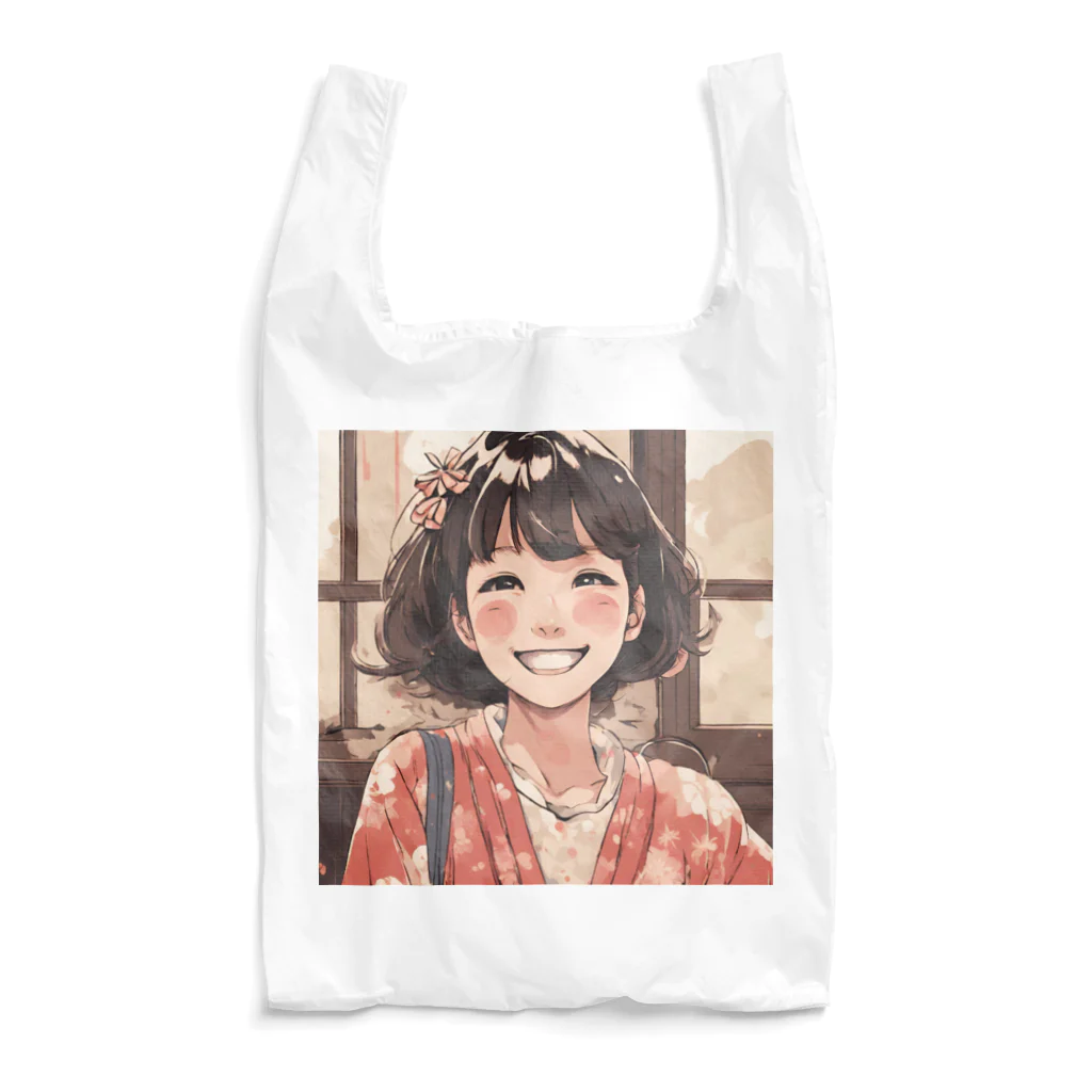 底辺の底辺好きな事を気ままに…。の笑顔の彼女 Reusable Bag