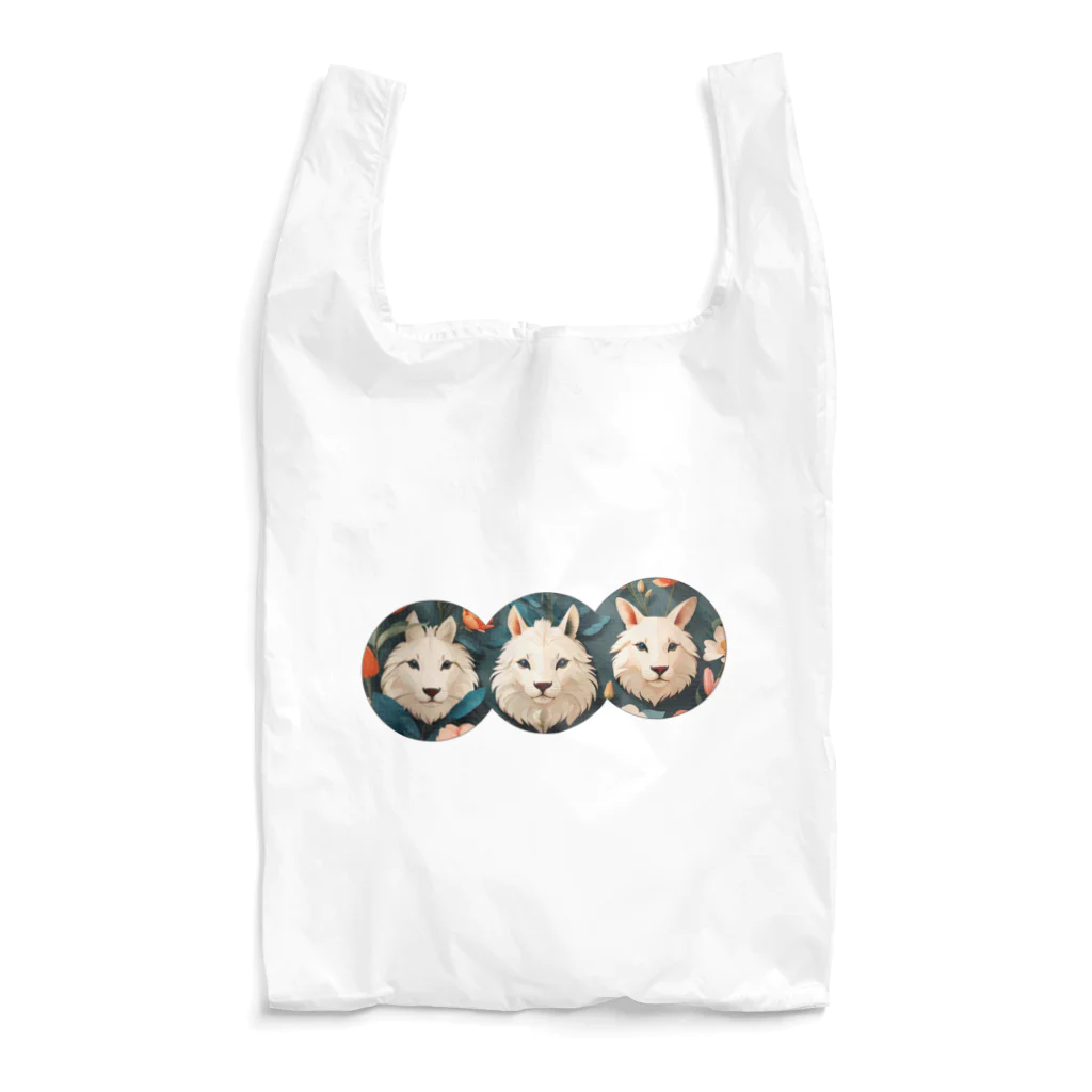 花顔の【花顔】Three Coyote Reusable Bag