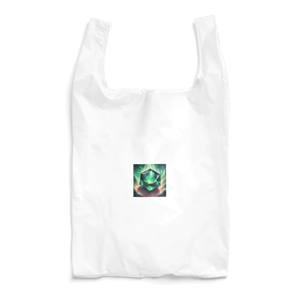 ブルブルブルーの美しく輝くエメラルド Reusable Bag