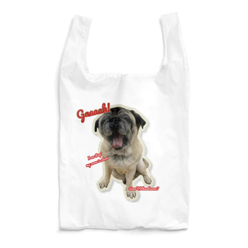 mimosaのI am Pug!　 Reusable Bag