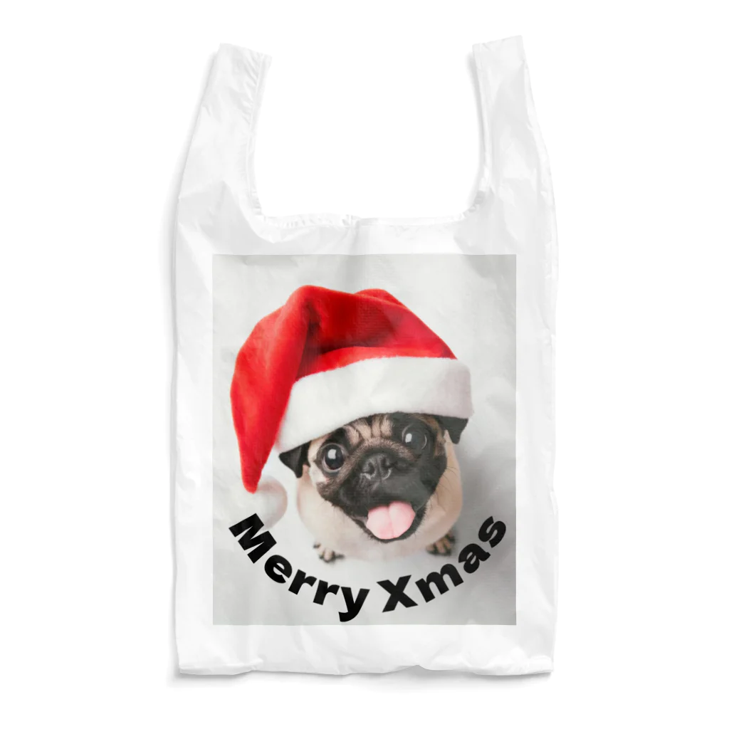 isshi1002のXmas Pug エコバッグ