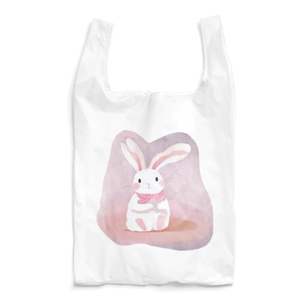 みいこのお店の夢見るピンクうさぎ Reusable Bag