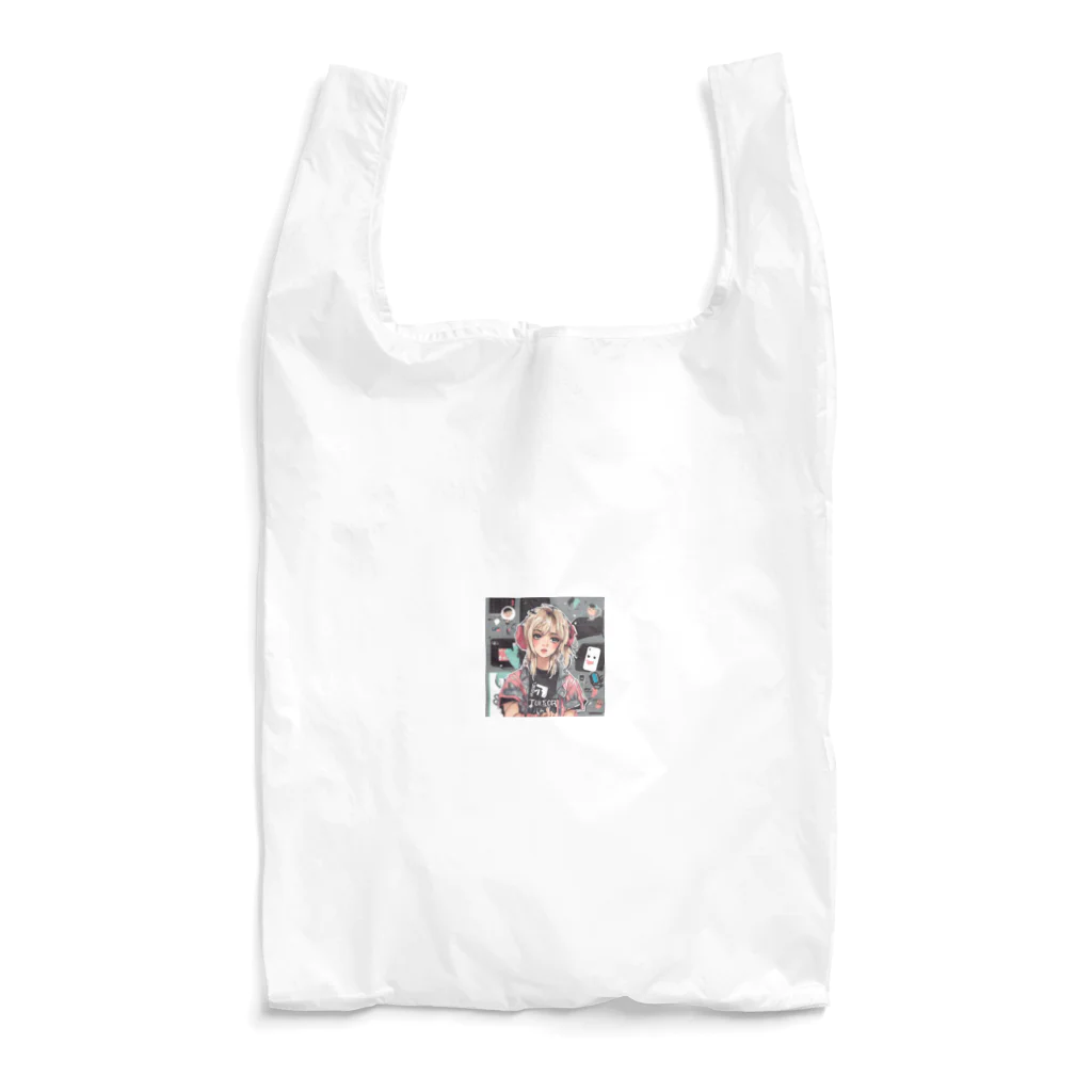 AI美女グッズ専門店の最強ゲーム女子 Reusable Bag