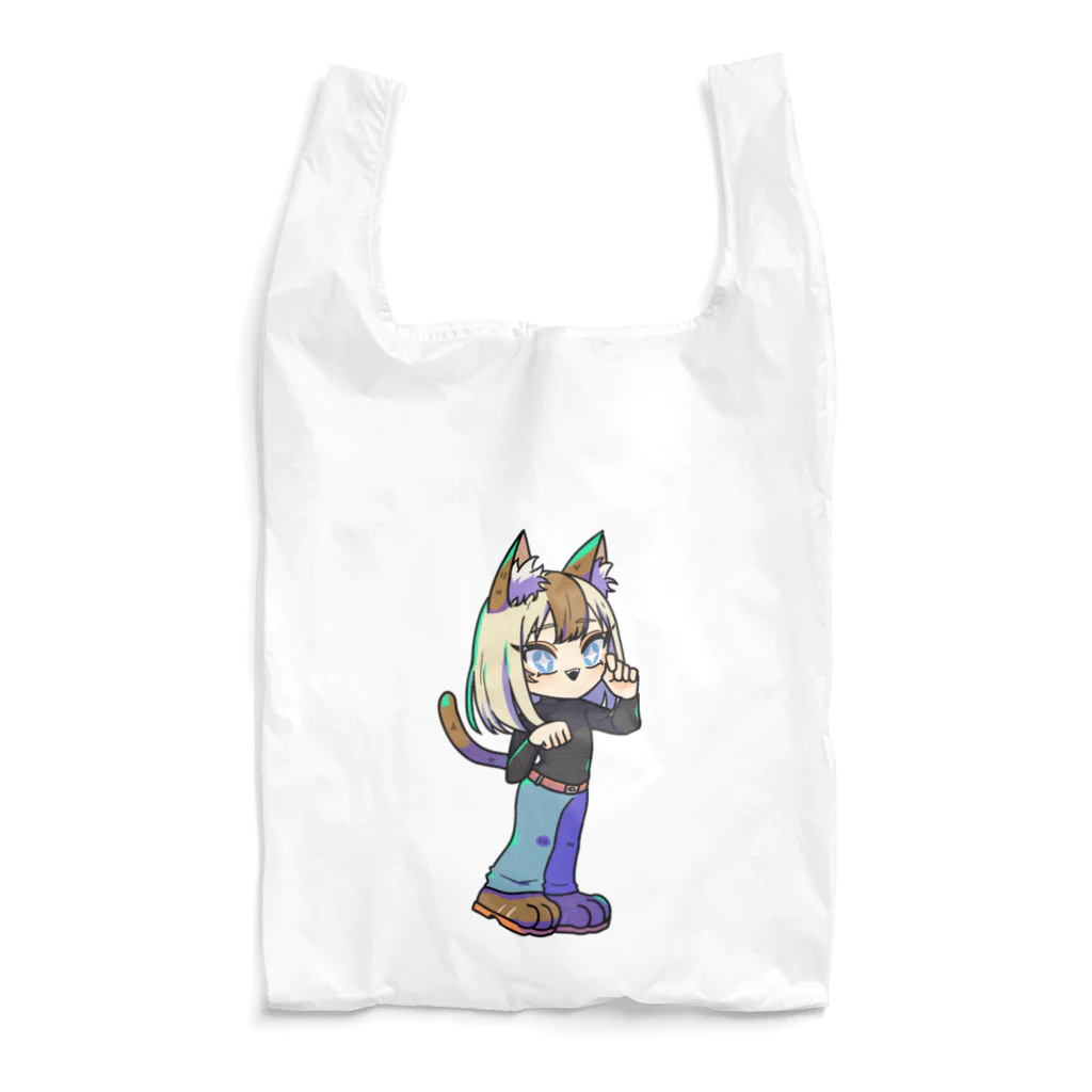 行燈屋のネコくん Reusable Bag