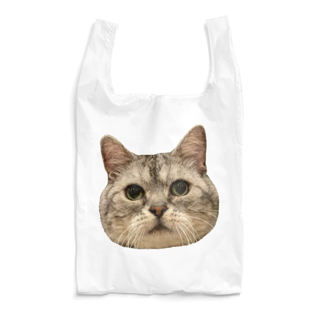 森のねこ舎のまんまる銀次郎 Reusable Bag