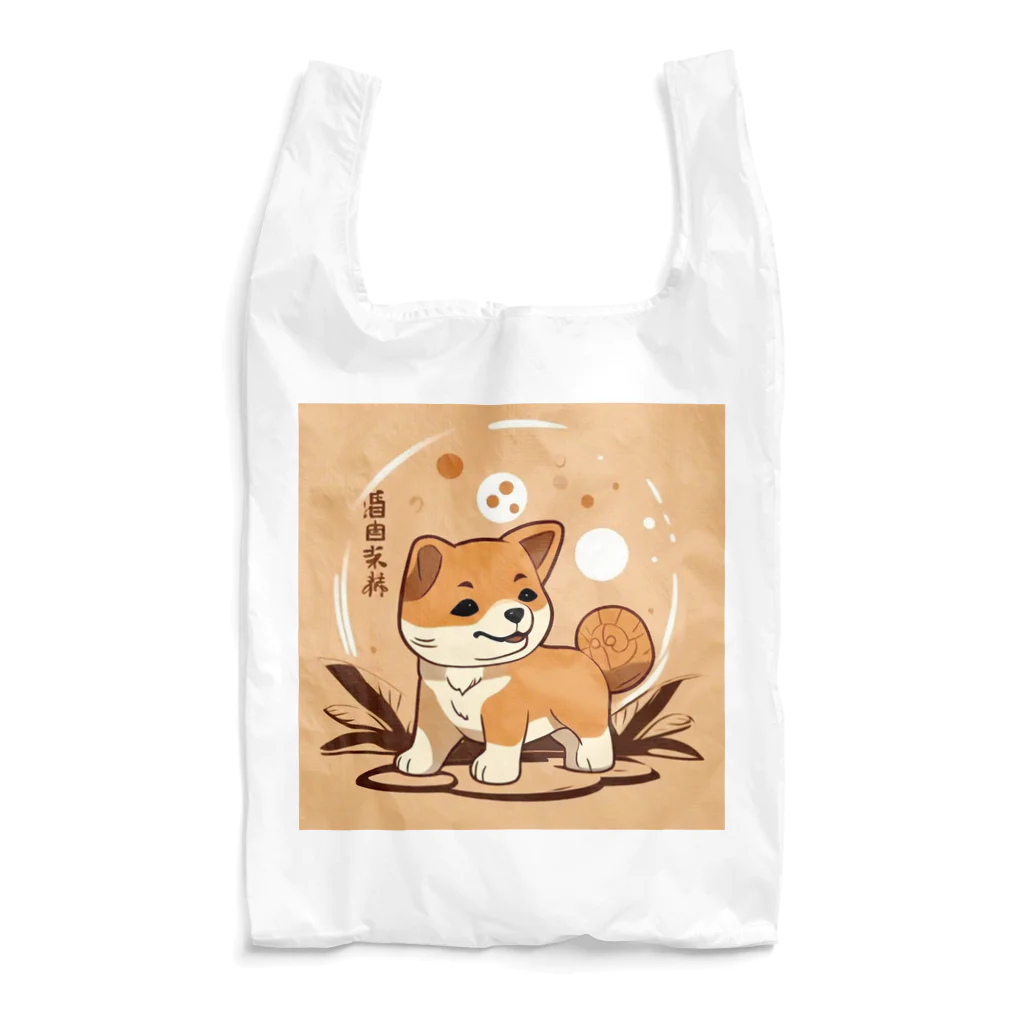dcgnori／ワンコ画像の柴犬、縄文☆彡古代くん Reusable Bag