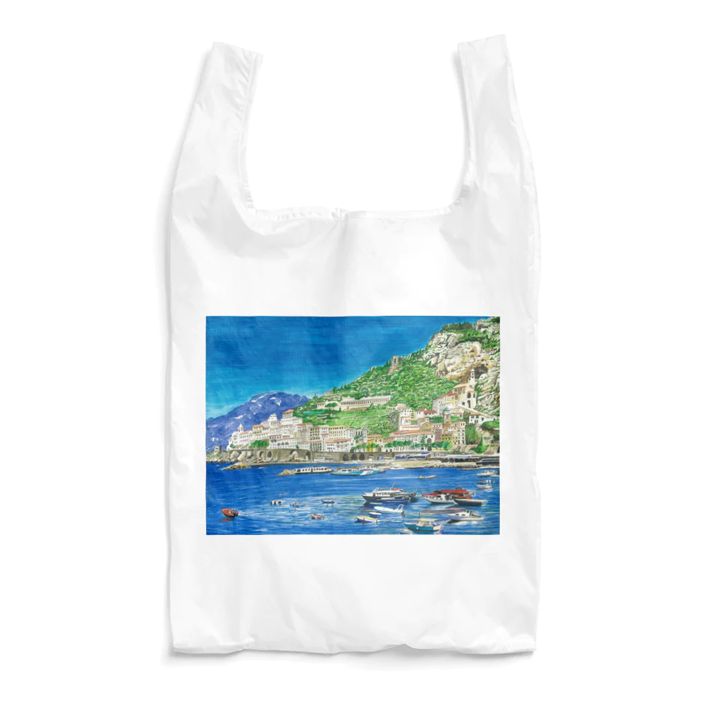 がぶちゃんのイタリアの港の風景 Reusable Bag