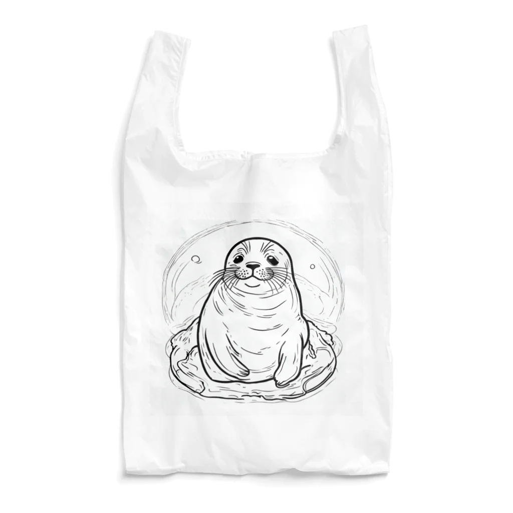 びとらびのアザラシ君の日常 Reusable Bag