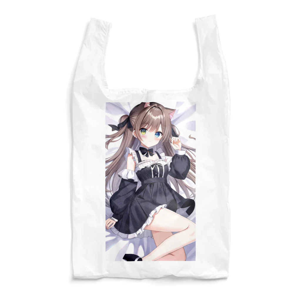 WAKEN0709の猫耳ゴスロリ美少女 Reusable Bag