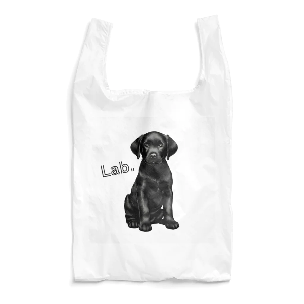 Labradorの黒Lab.グッズ エコバッグ