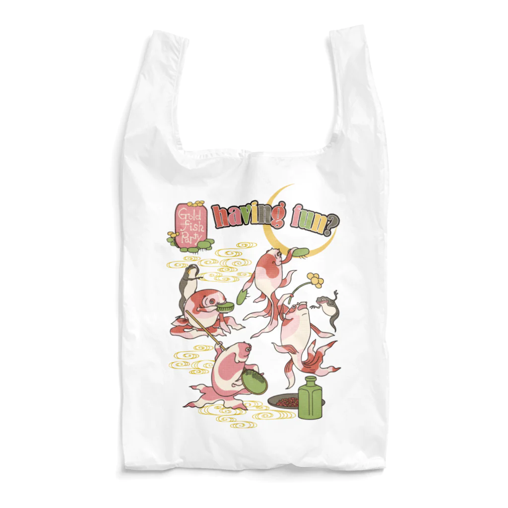 HIGEQLOのg​o​l​d​f​i​s​h​ ​p​a​r​t​y Reusable Bag