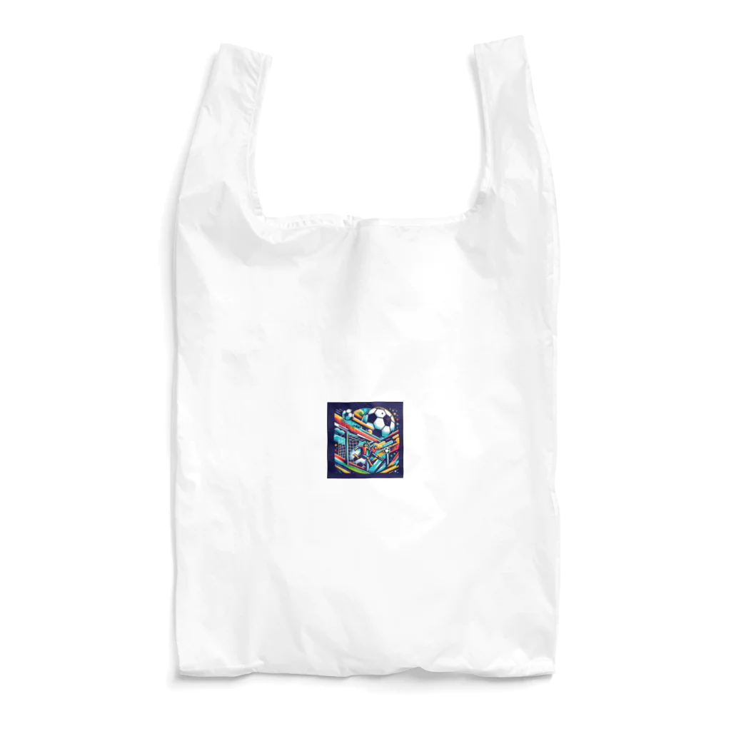 Everyday Elegance Goodsのブロックサッカー Reusable Bag