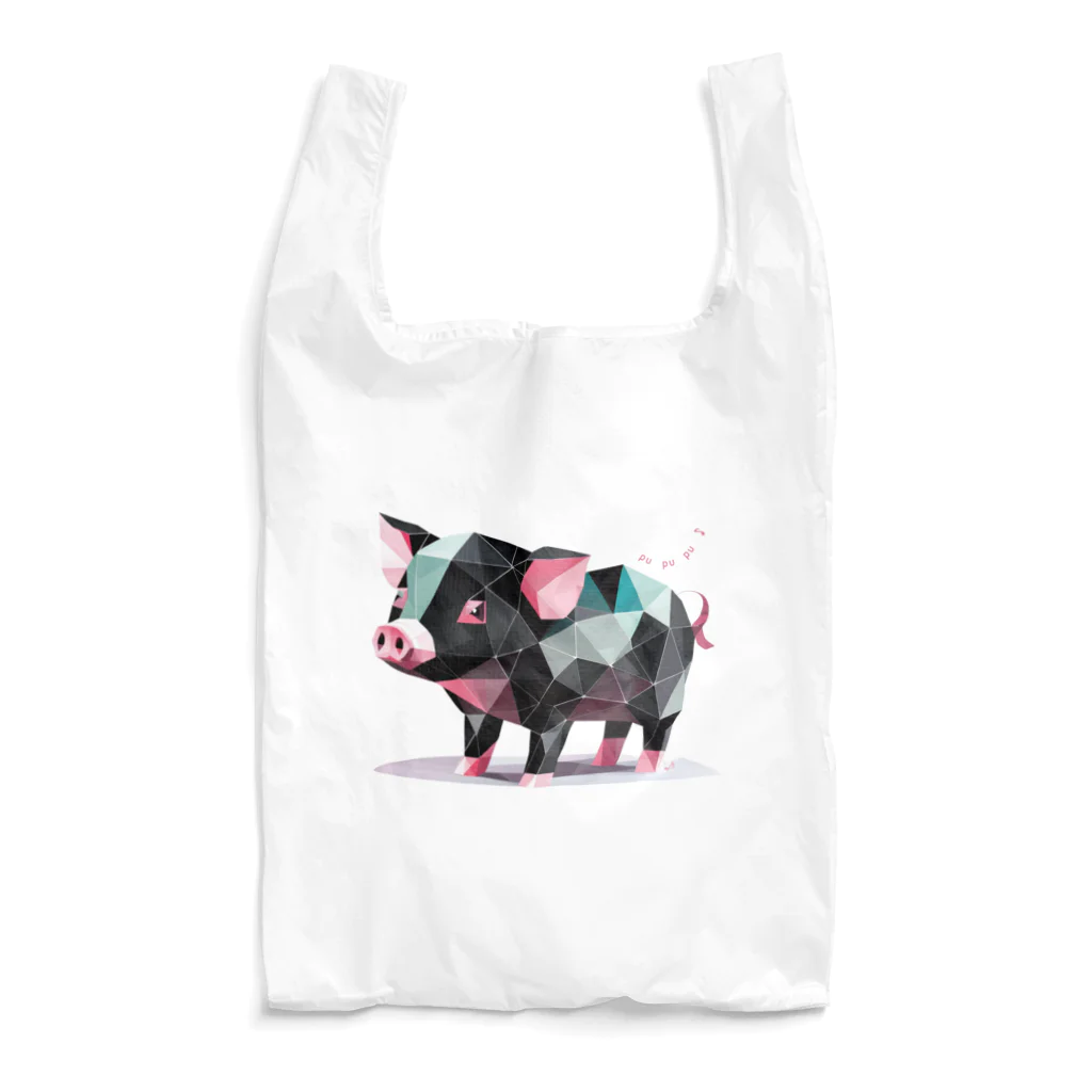 まみおデザインのpu　 pu　　pu ♪ Reusable Bag