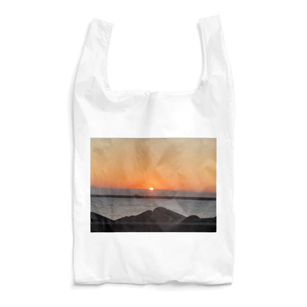 玉手箱の海に輝く朝日 Reusable Bag