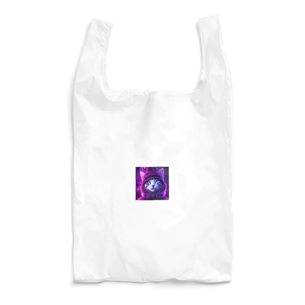 studio-Mのニット帽ネコ Reusable Bag