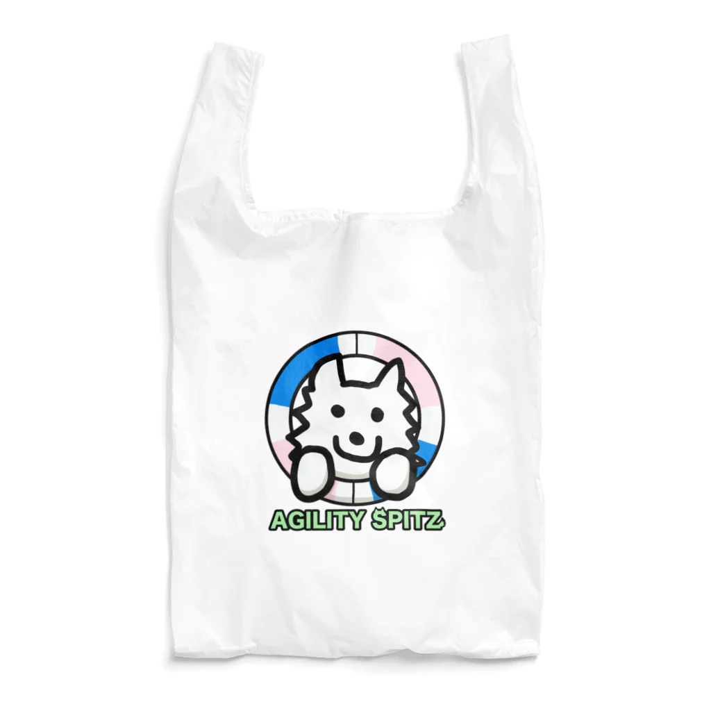 ehime@けだま&もち＆すみのAGILITY SPITZ「タイヤからこんにちは！」 Reusable Bag