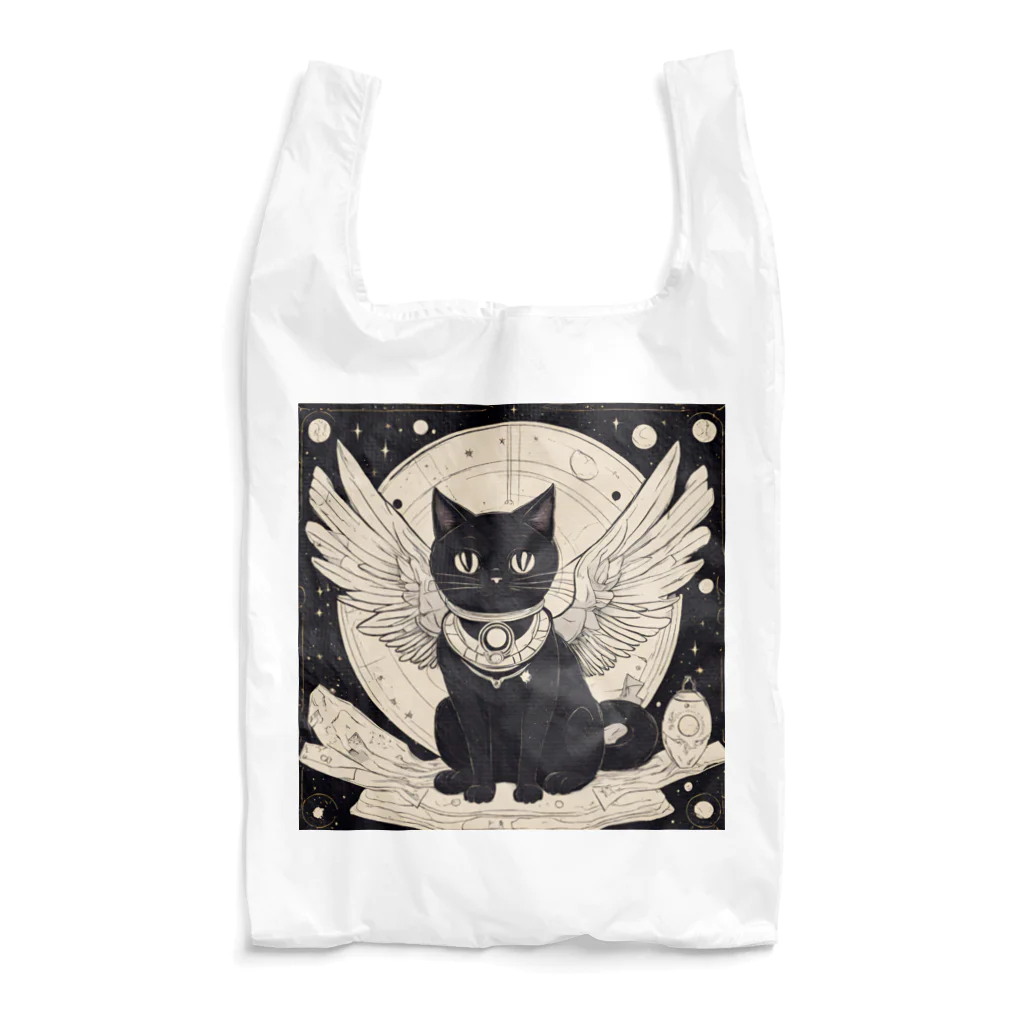 宇宙黒猫キョロちゃんの宇宙黒猫キョロちゃん(ノスタルジー) Reusable Bag