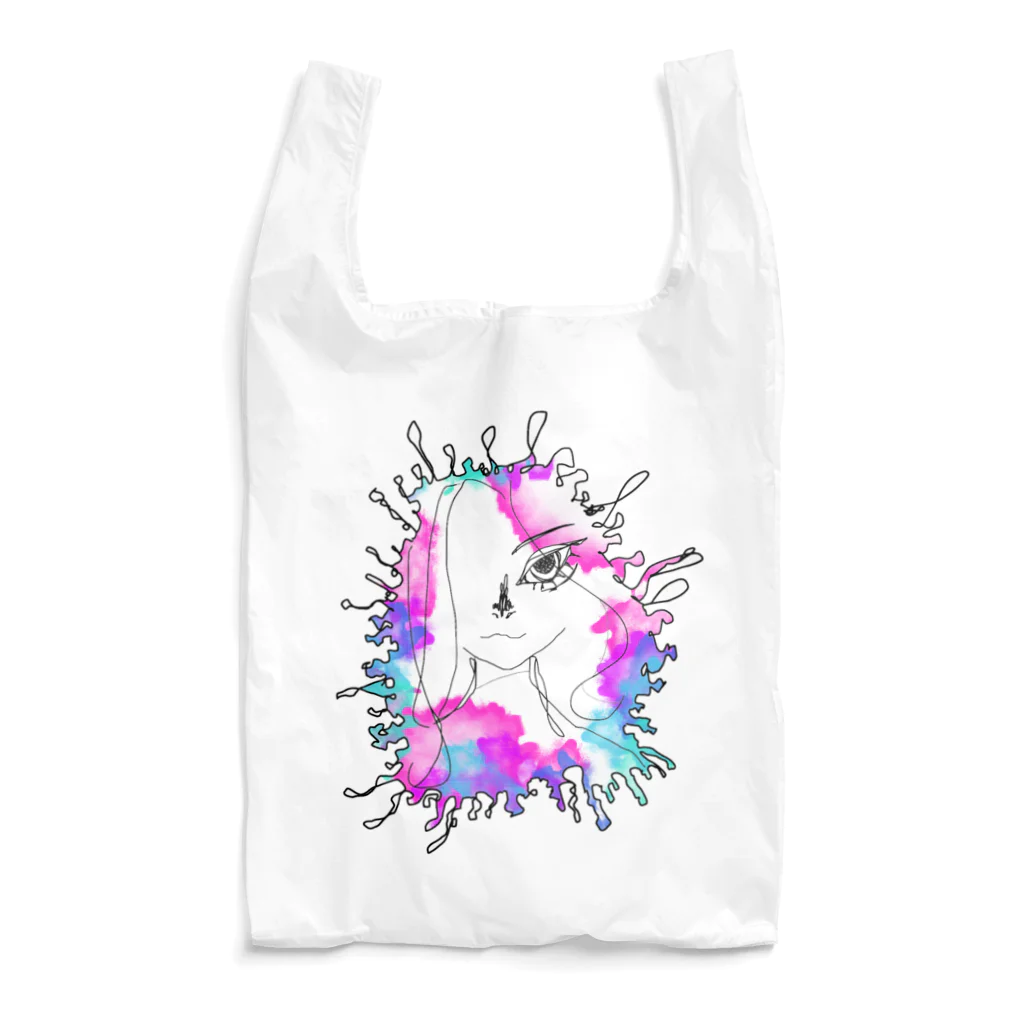 sea_jellyのカラフルガール Reusable Bag