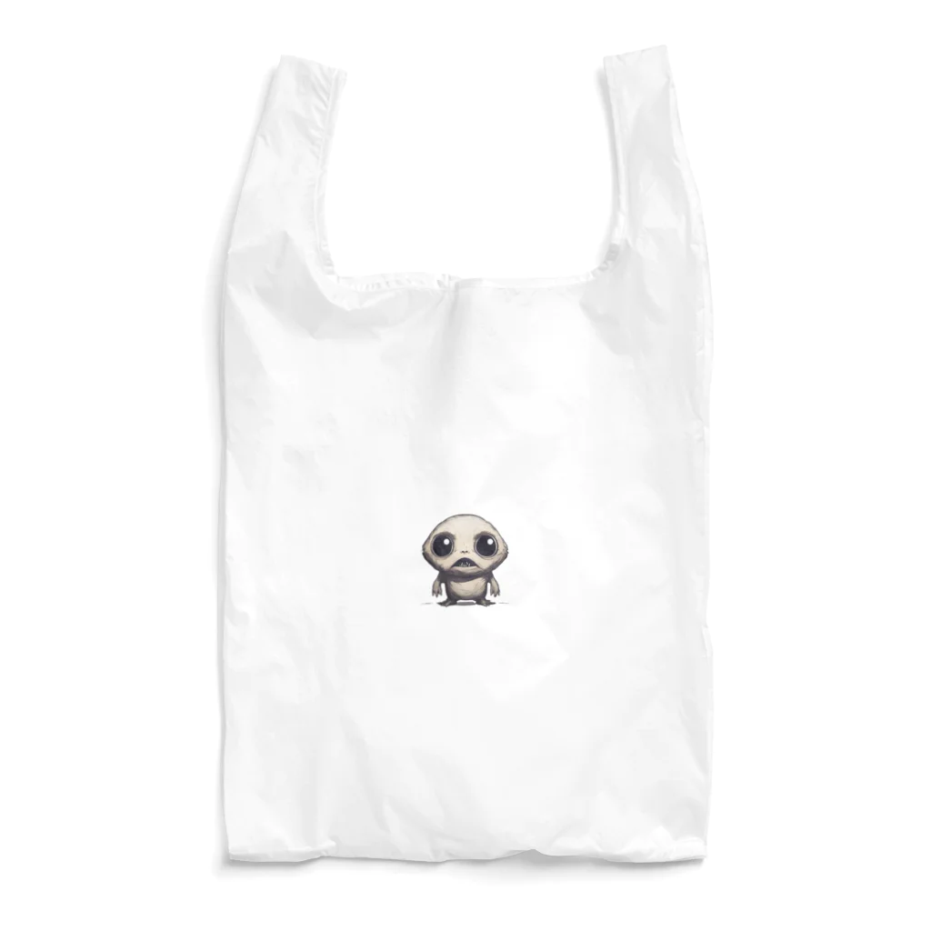 かわいい女の子とシュールな絵の擬態キノコ Reusable Bag