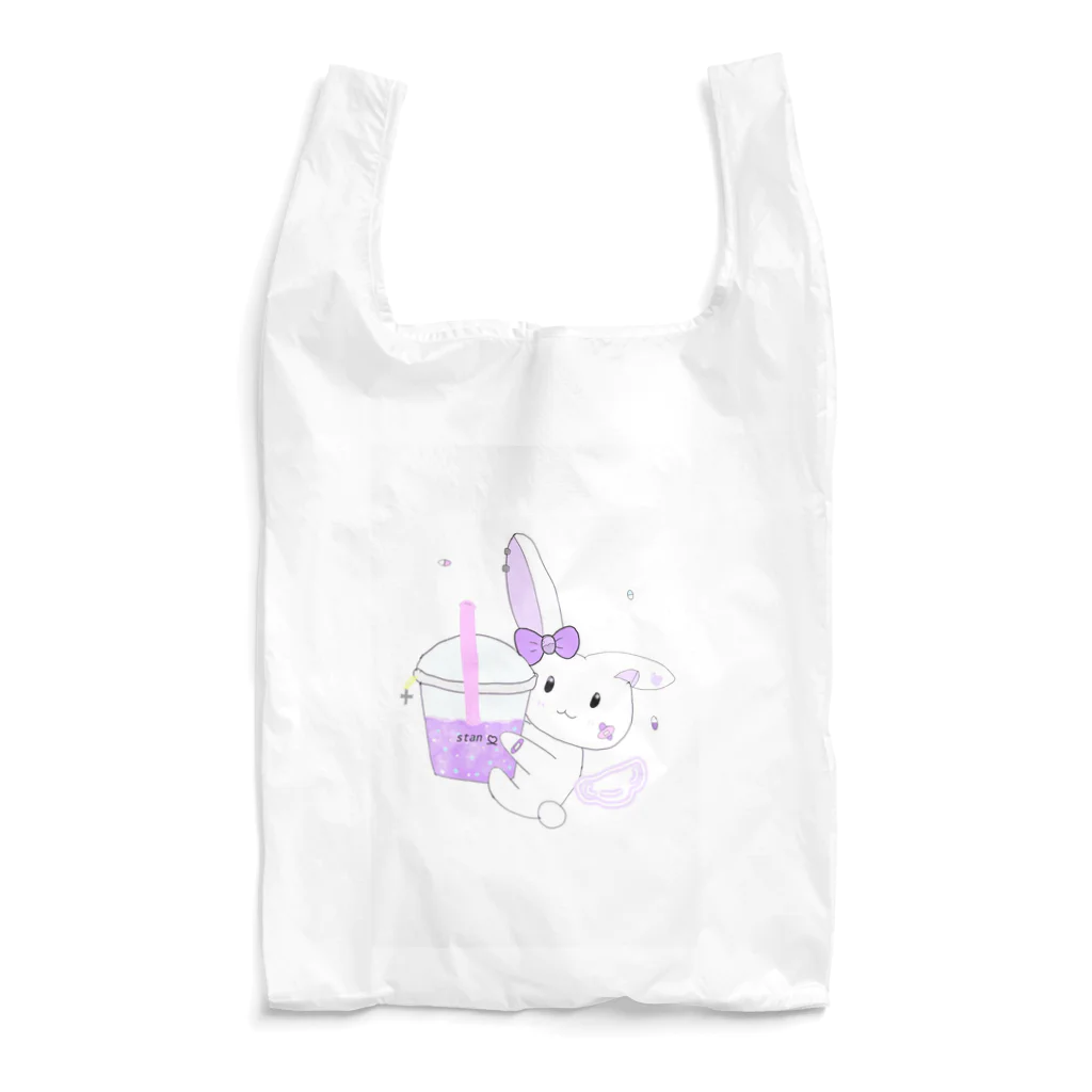 はむのショップの推しうさぎ　むらさき担当 Reusable Bag