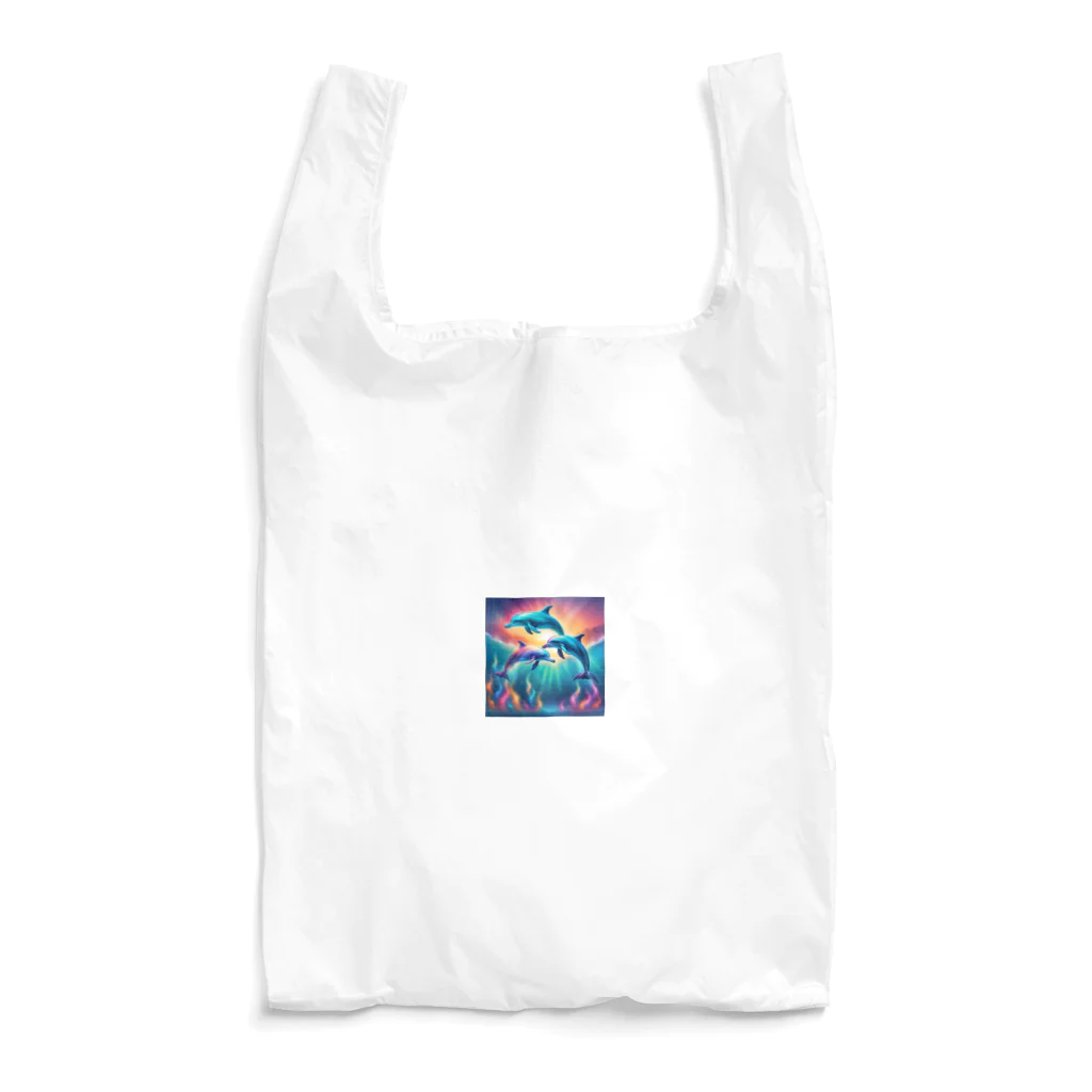 スプラッシュルークのイルカのイラストグッズ Reusable Bag