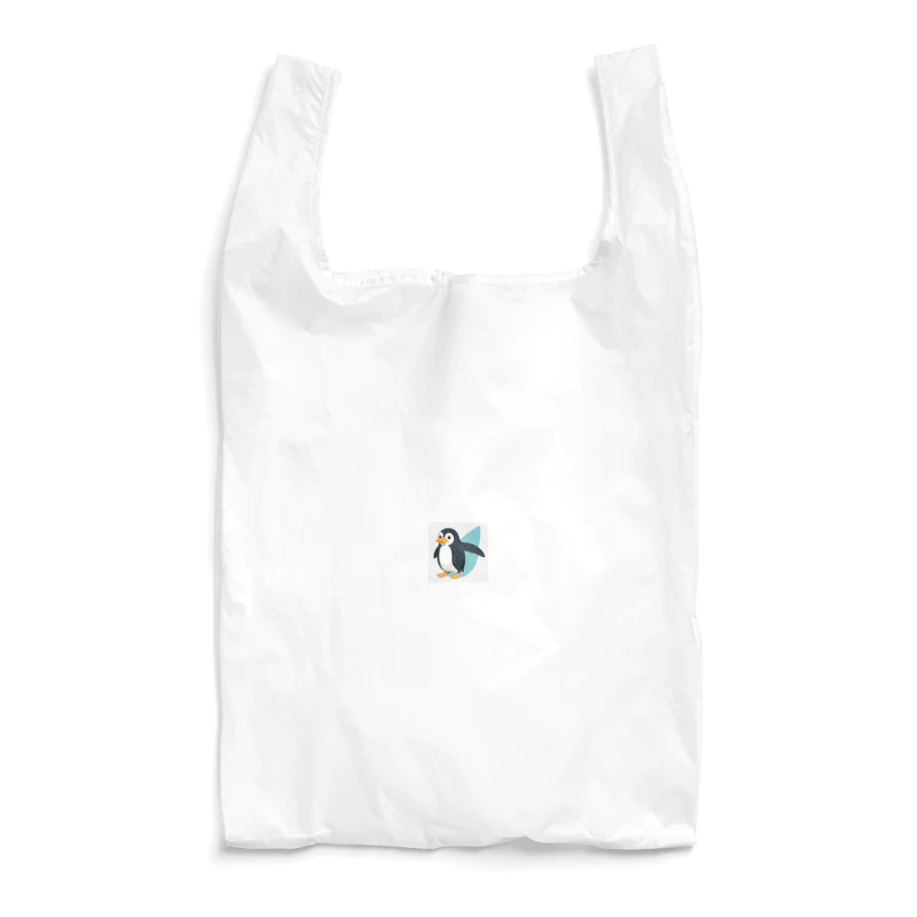 かわいい女の子とシュールな絵のペソギソ Reusable Bag