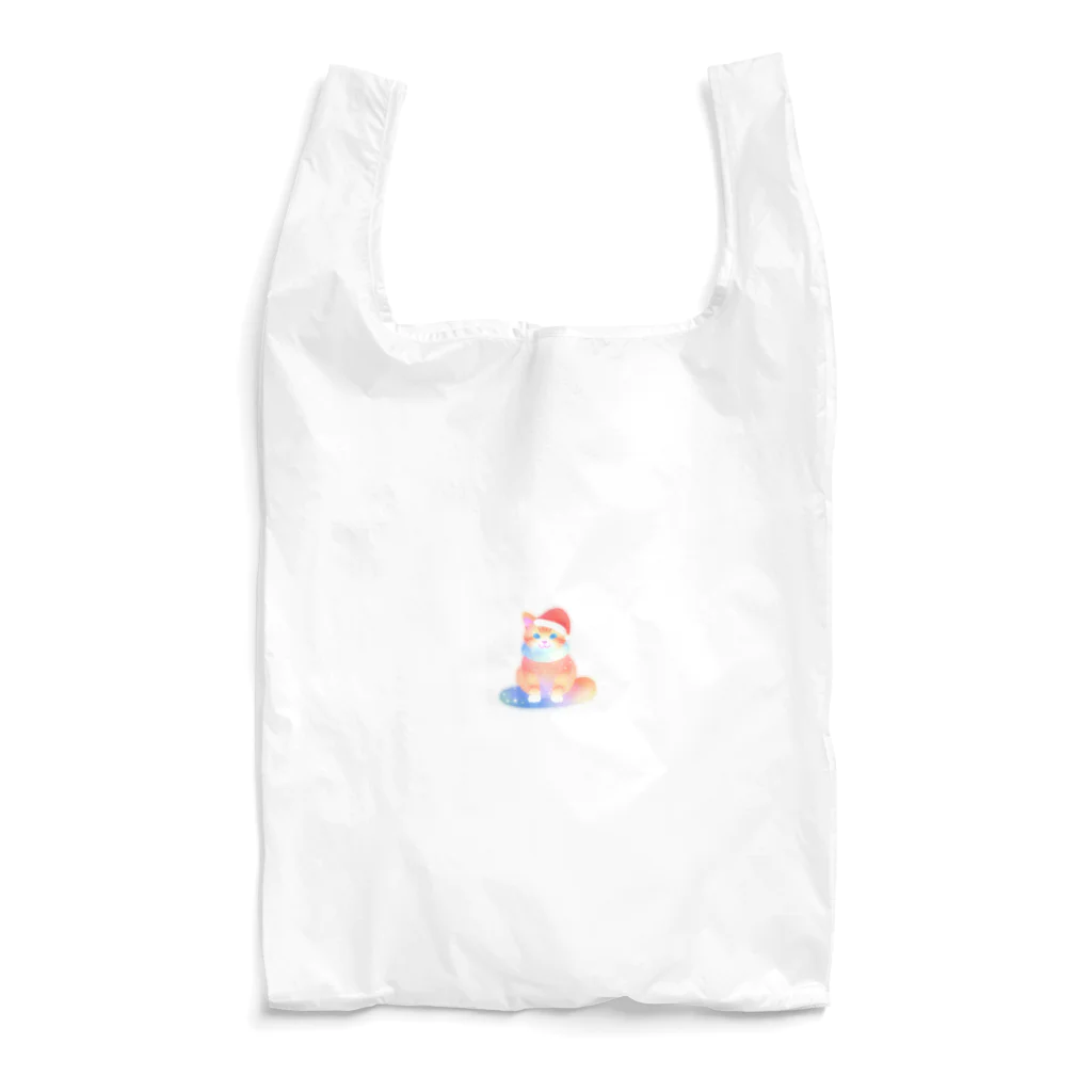 KenySignsのサンタネコちゃんのイラストグッズ Reusable Bag