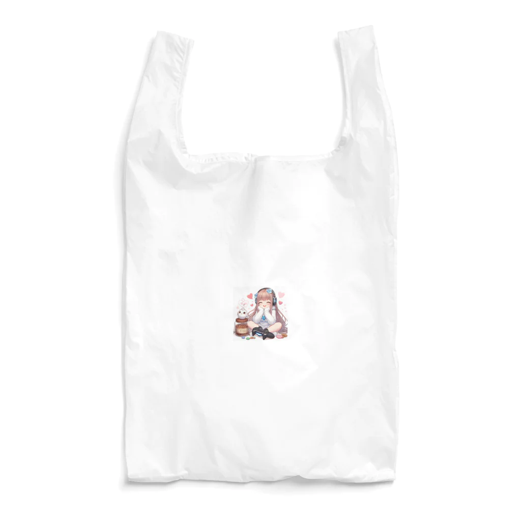 luckyTigerのゲーム女子 Reusable Bag