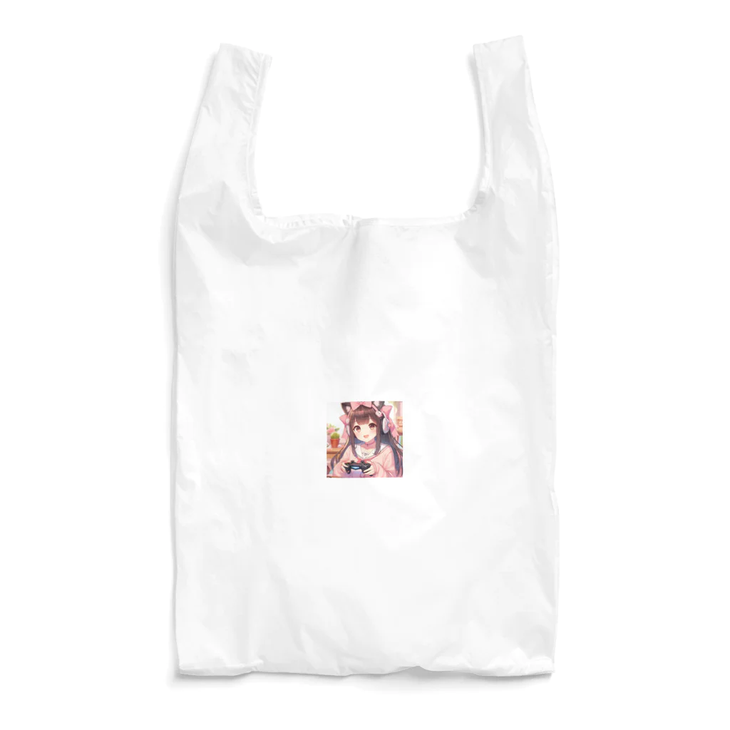 luckyTigerのゲーム女子 Reusable Bag