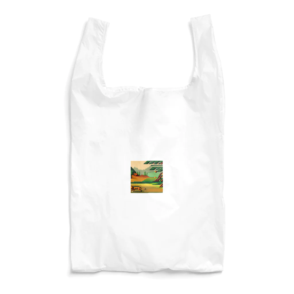 lallypipiのドット柄の世界「野生の王国」グッズ Reusable Bag