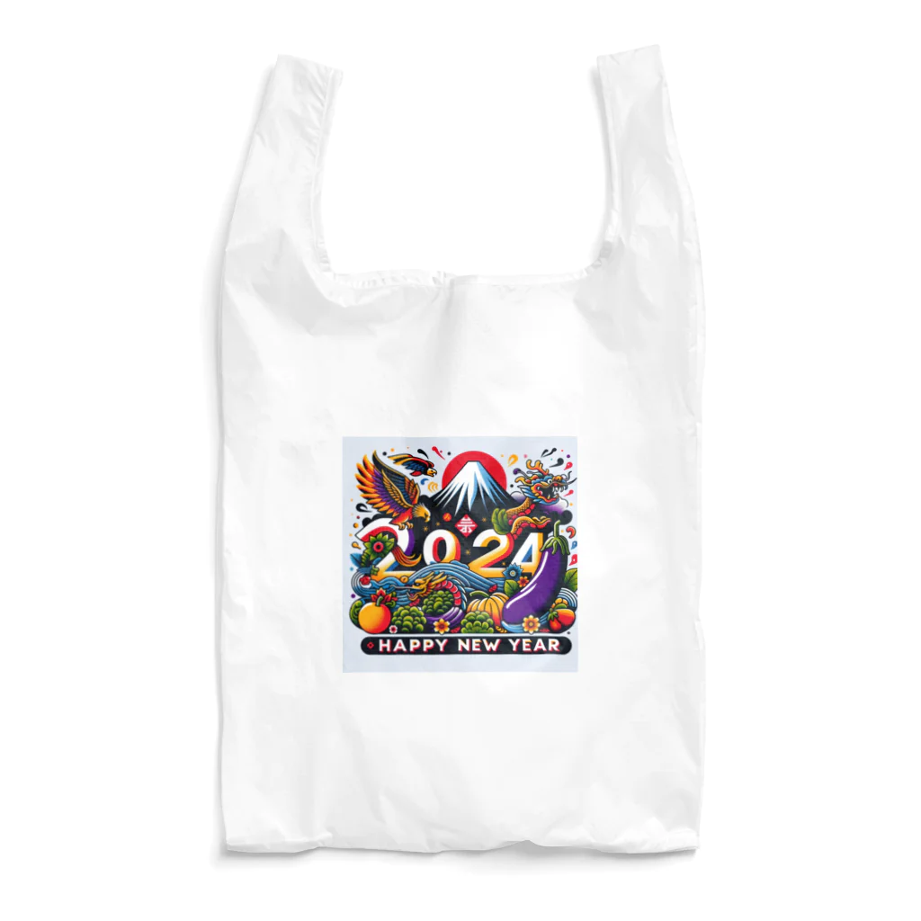 niko&PANDA shopの2024年　ハッピーニューイヤー Reusable Bag