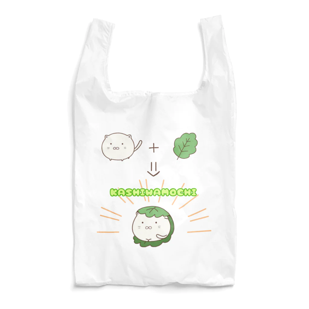 ねこふく茶屋のかしわねこ Reusable Bag