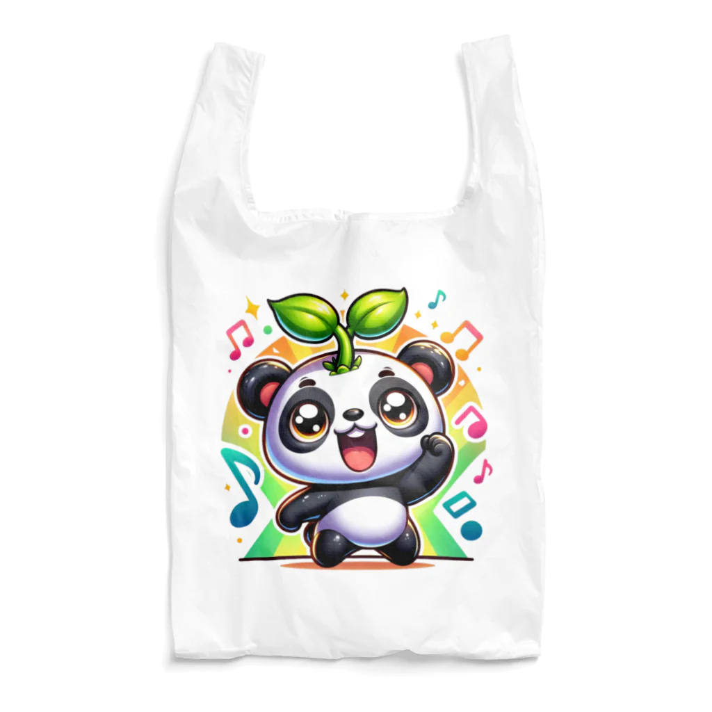 かいわれパンダの世界のかいわれパンダ（Happy） Reusable Bag