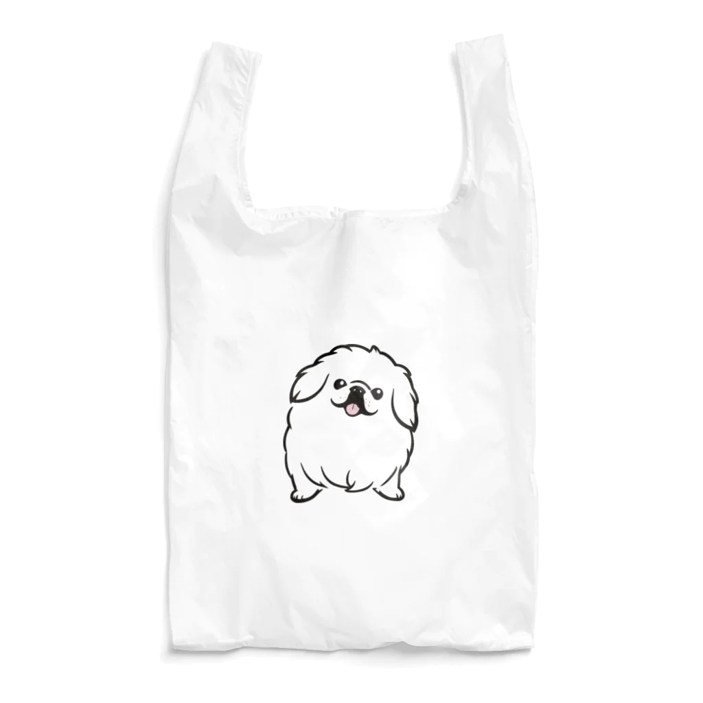 ファンシーTシャツ屋のペキニーズちゃん Reusable Bag