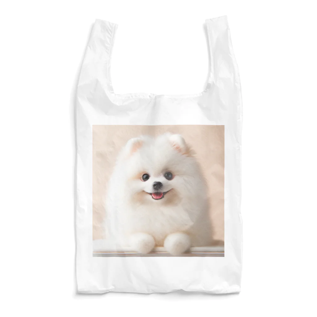 LALAの白ポメグッズ Reusable Bag