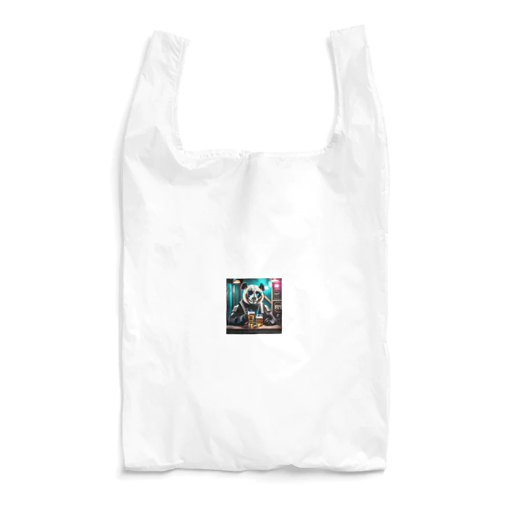 kohsuke-yの酒好きパンダ Reusable Bag