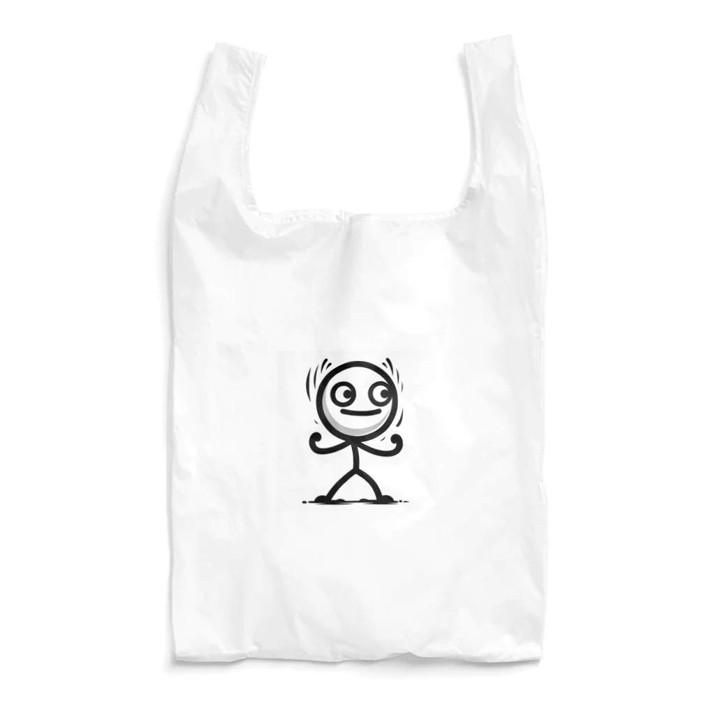 Design by hisachilの線人くん(ガッツ) Reusable Bag