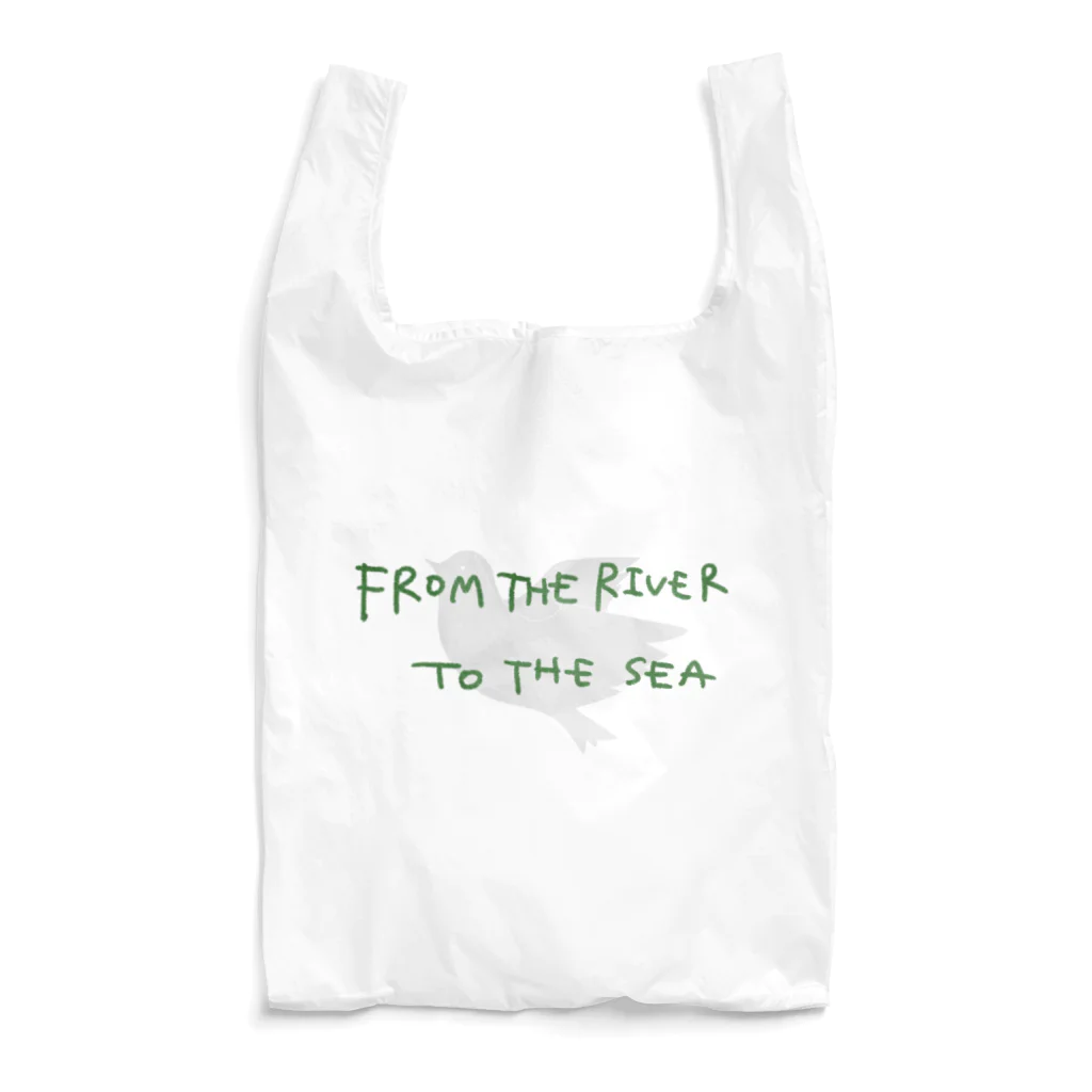 wa___meのFROM THE RIVER TO THE SEA エコバッグ