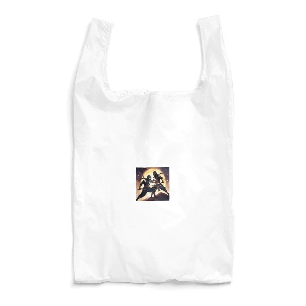 にんにんにんじゃの黒金の忍者 Reusable Bag