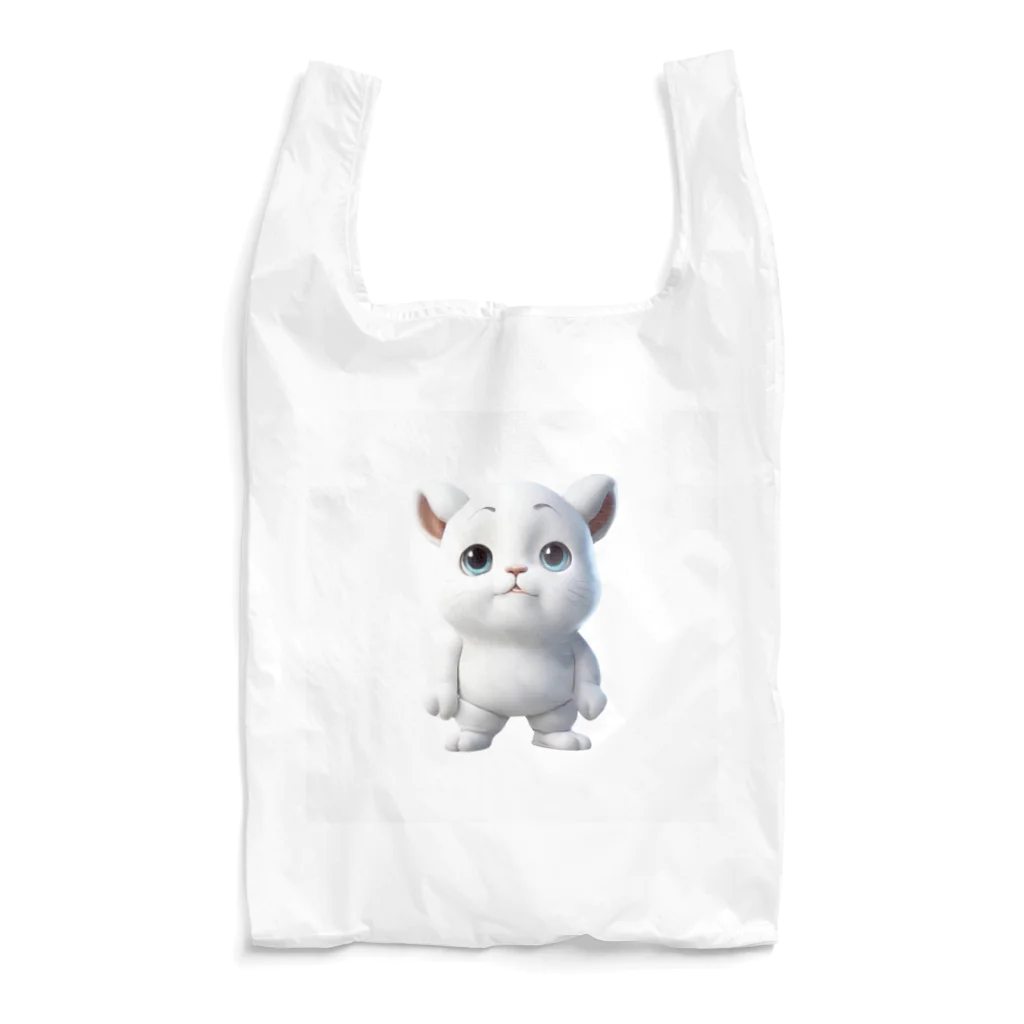 ブサカワ二頭身アニマルくんのブサカワ二頭身アニマル(背景無) Reusable Bag