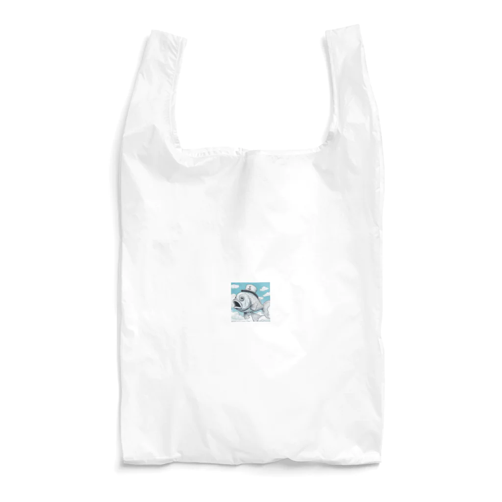 帆風の画材船の帽風のスカイフィッシュ Reusable Bag