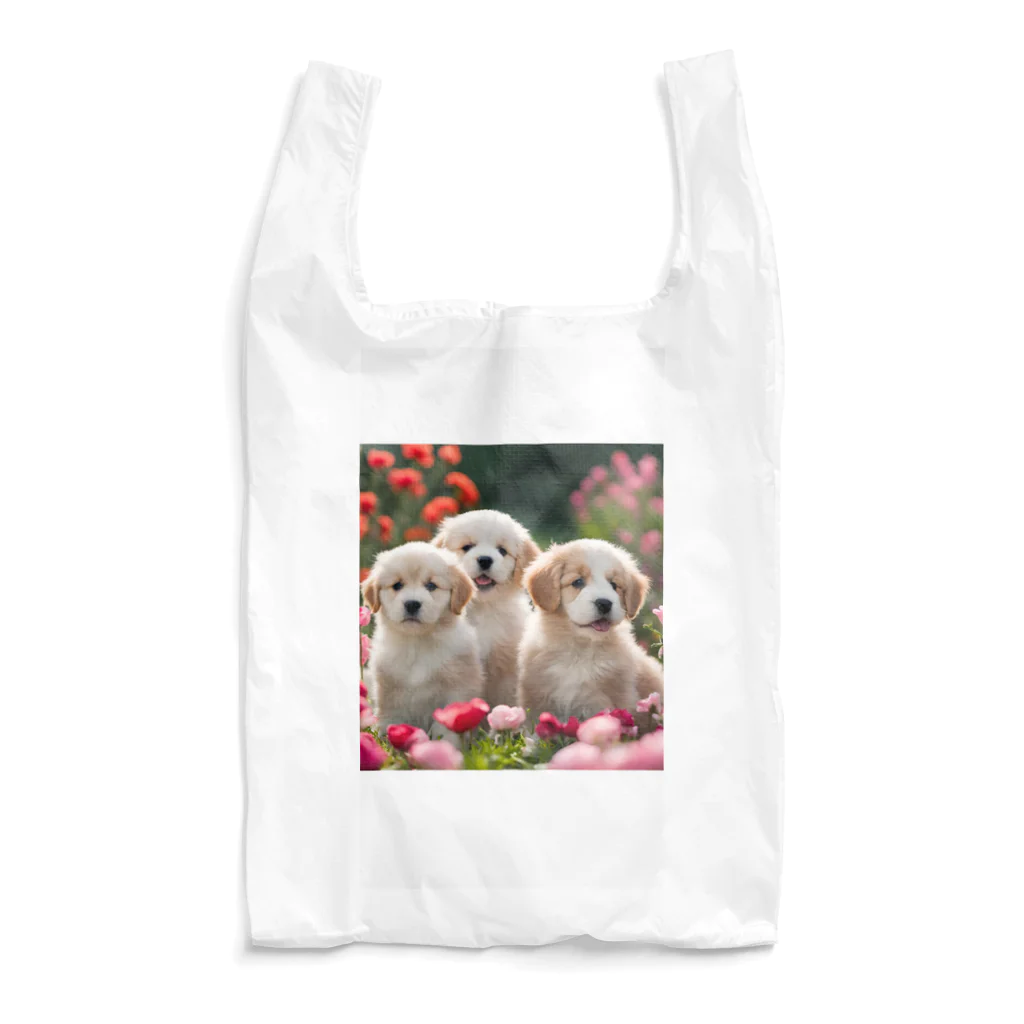 ぱむぱむのかわいい仔犬のグッズ Reusable Bag