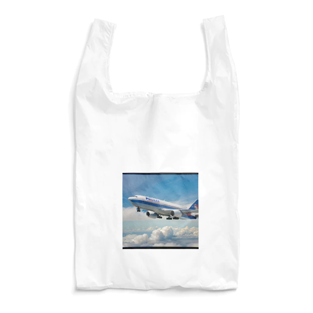 あかいはちのフィリピンの旅客機 Reusable Bag