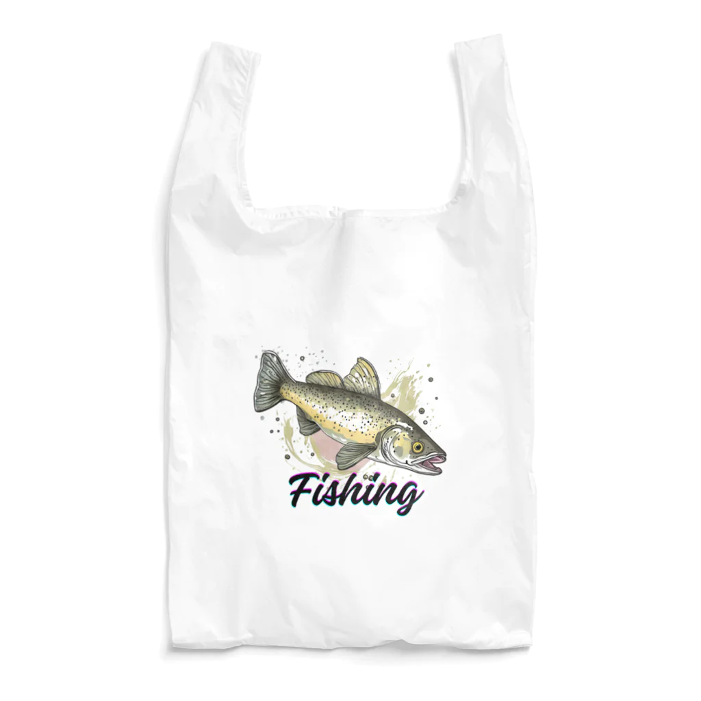 自然大好きの釣り好きのトラウト Reusable Bag