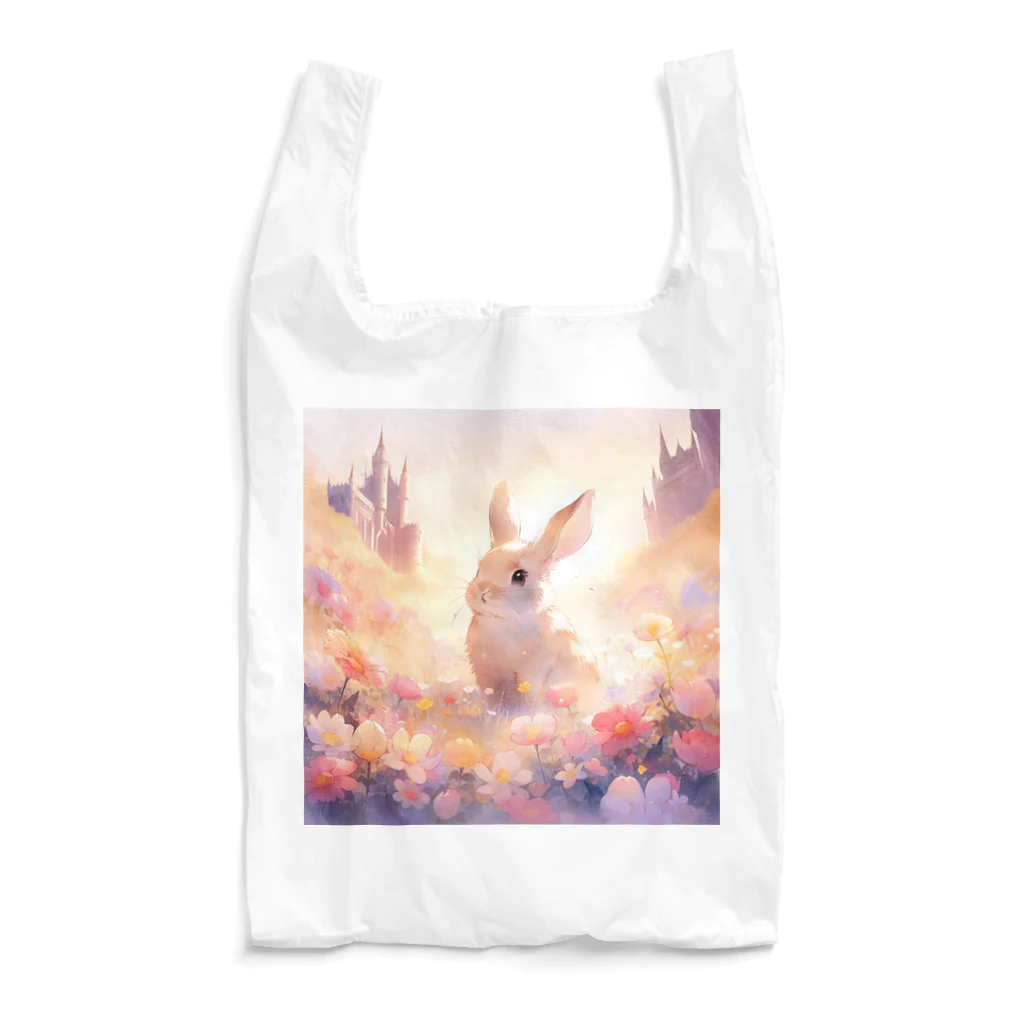 はなうさまほのうさぎとお城｡.:*･ﾟ Reusable Bag