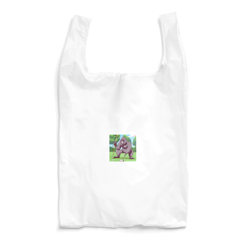 mnmn3737のゴルファーゴリラ Reusable Bag