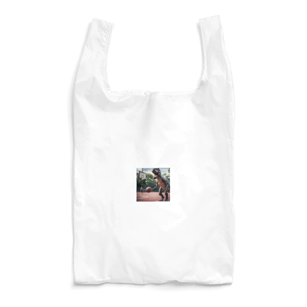 karakentobiuoch43のバスケティラノ Reusable Bag