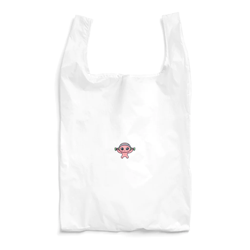 おふざけの筋トレ宇宙人 Reusable Bag