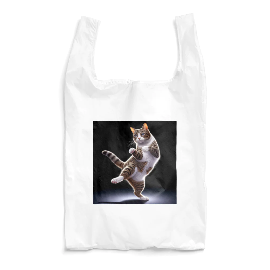 ウズラ ショップのダンシング cat Reusable Bag