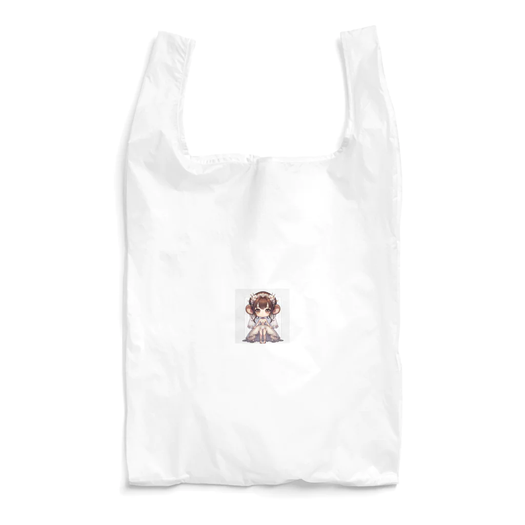 干支シティの申の花嫁 Reusable Bag